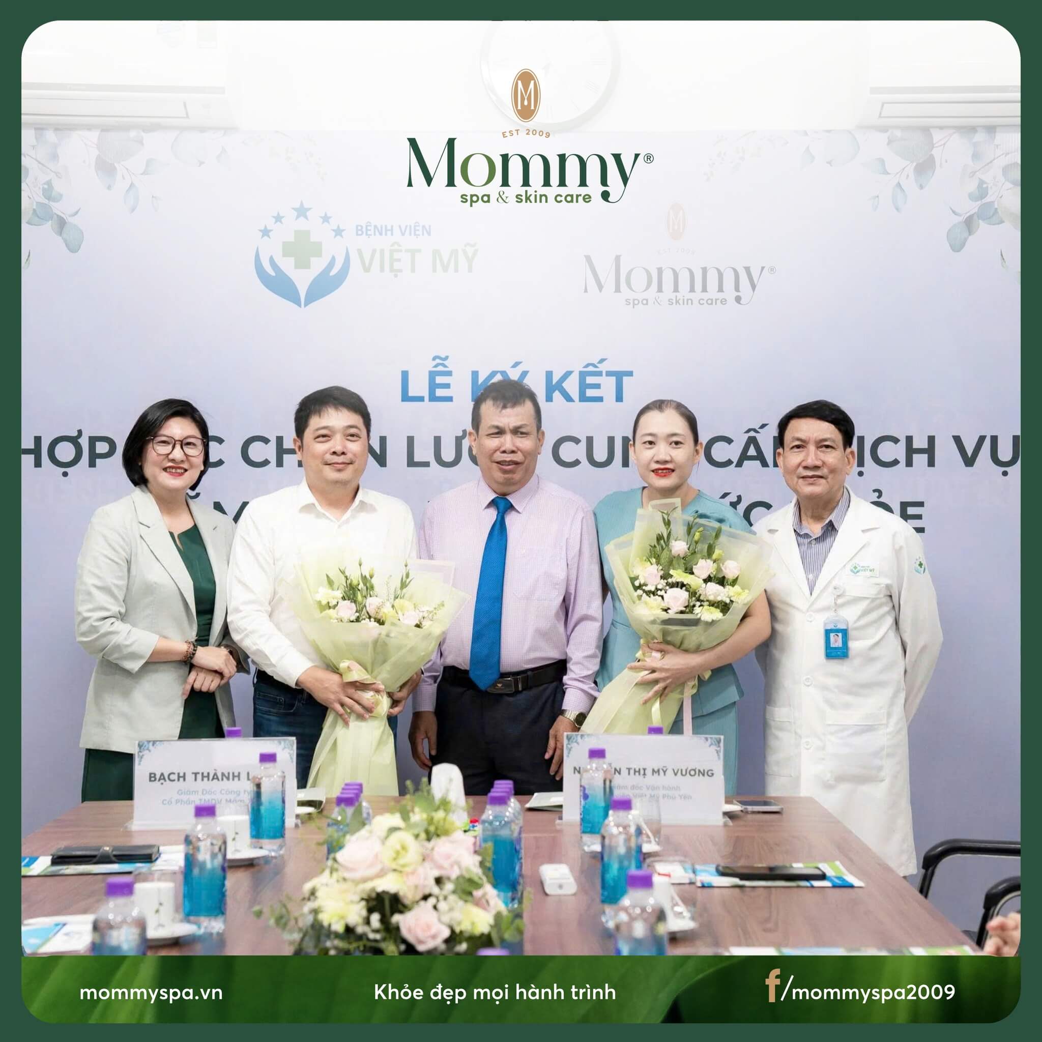 Lễ ký kết giữa Mommy Spa và Bệnh viện Việt Mỹ Phú Yên