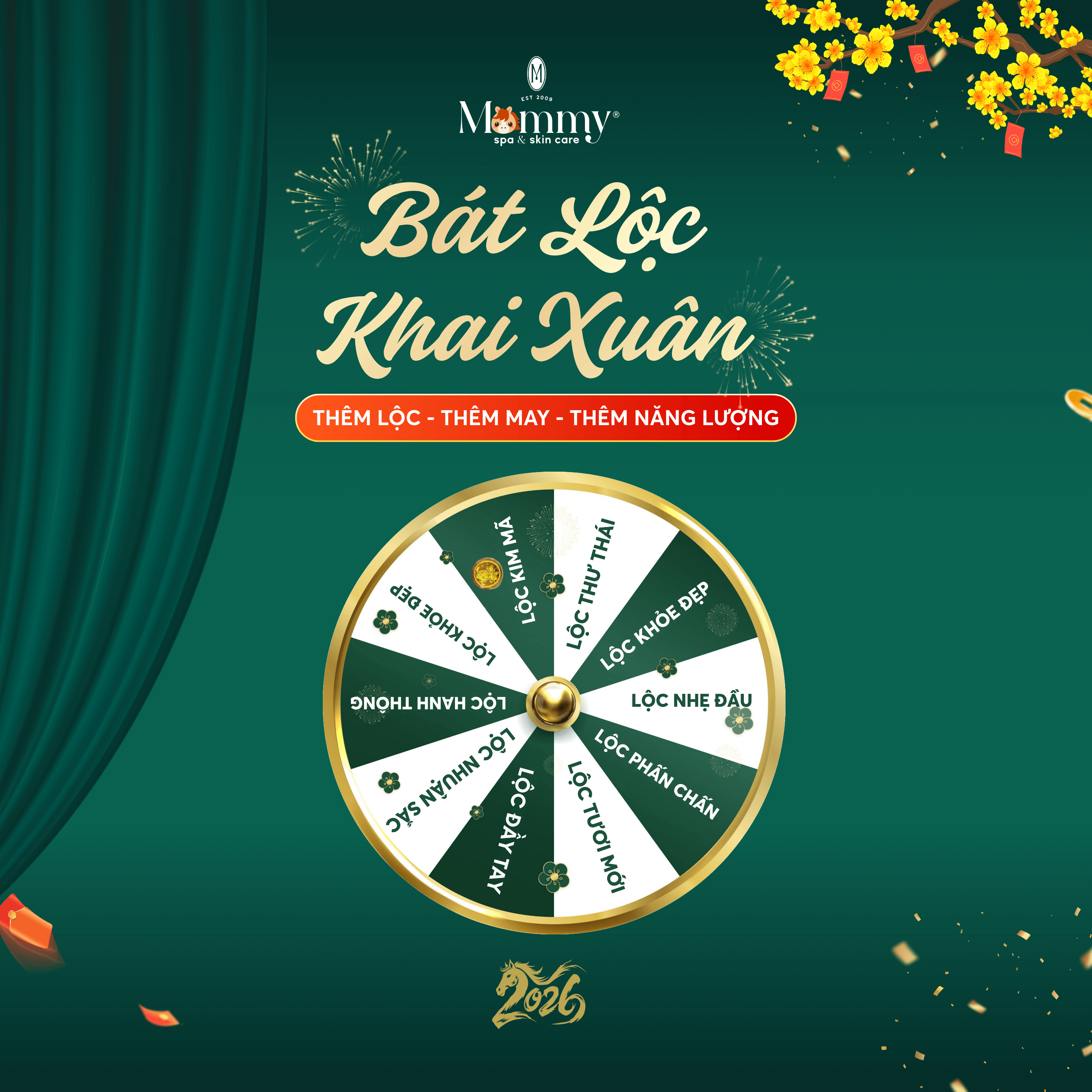 BÁT LỘC KHAI XUÂN - MÙNG 8 – THÊM LỘC, THÊM MAY, THÊM NĂNG LƯỢNG