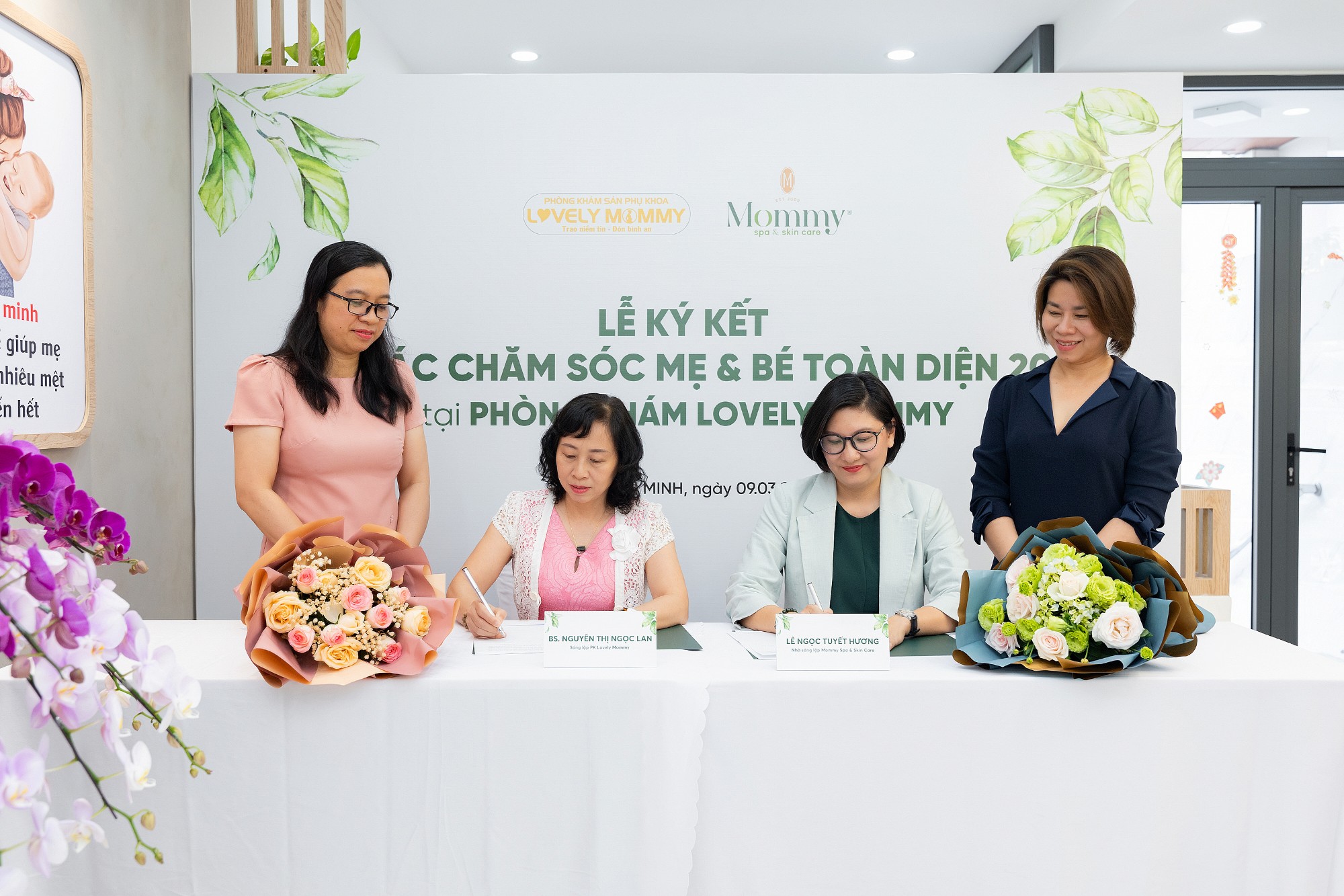 Hợp tác chăm sóc Mẹ Bé toàn diện 2024 giữa BS Nguyễn Thị Ngọc Lan & Mommy Spa