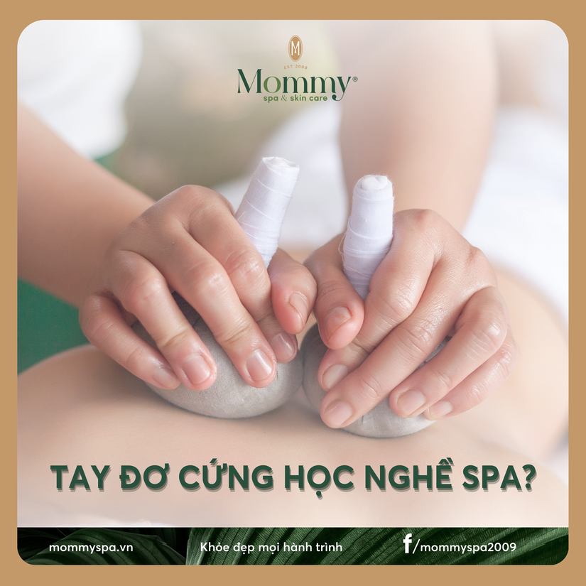 Tay đơ cứng có học nghề spa được không?