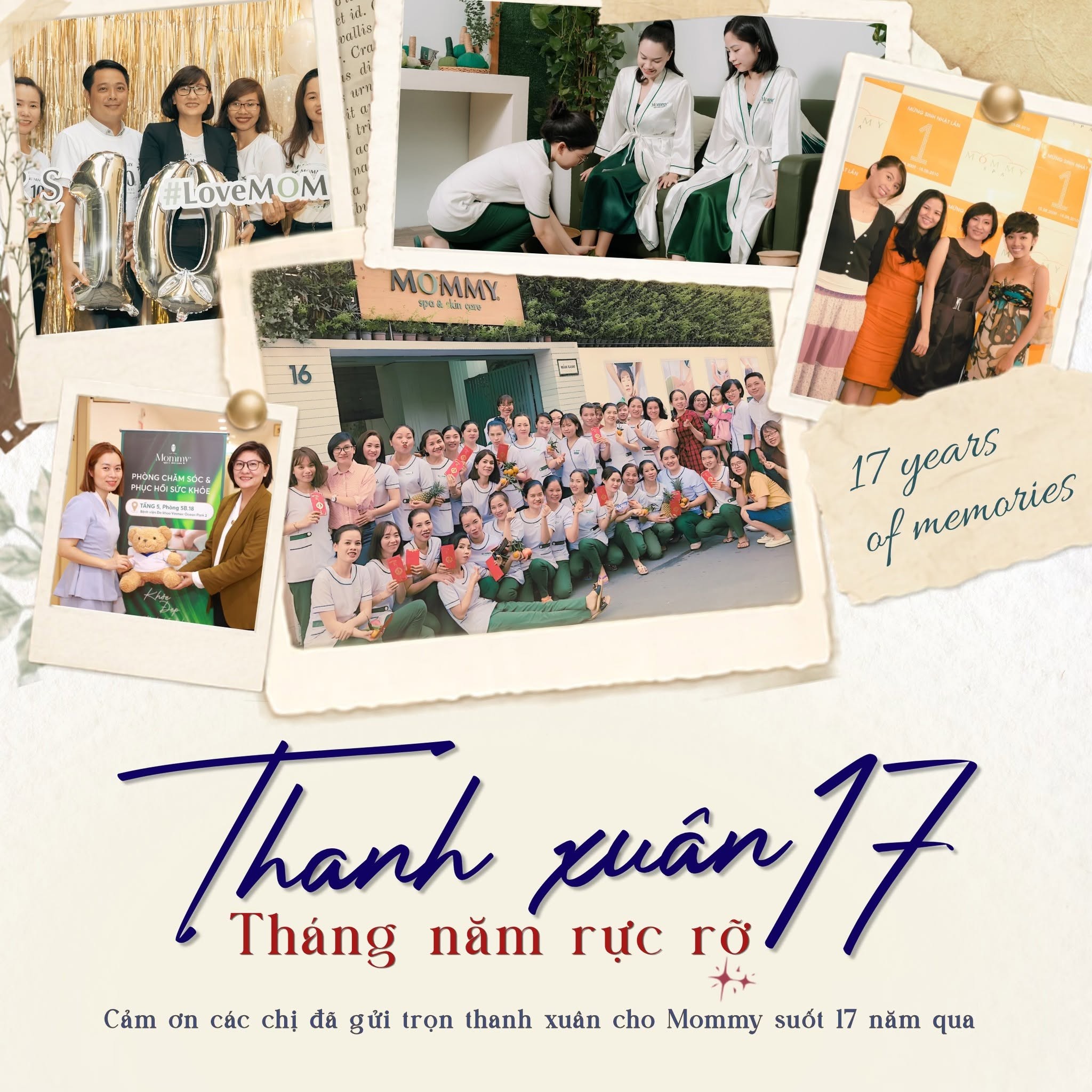 THANH XUÂN 17 - Tháng năm rực rỡ Mommy Spa