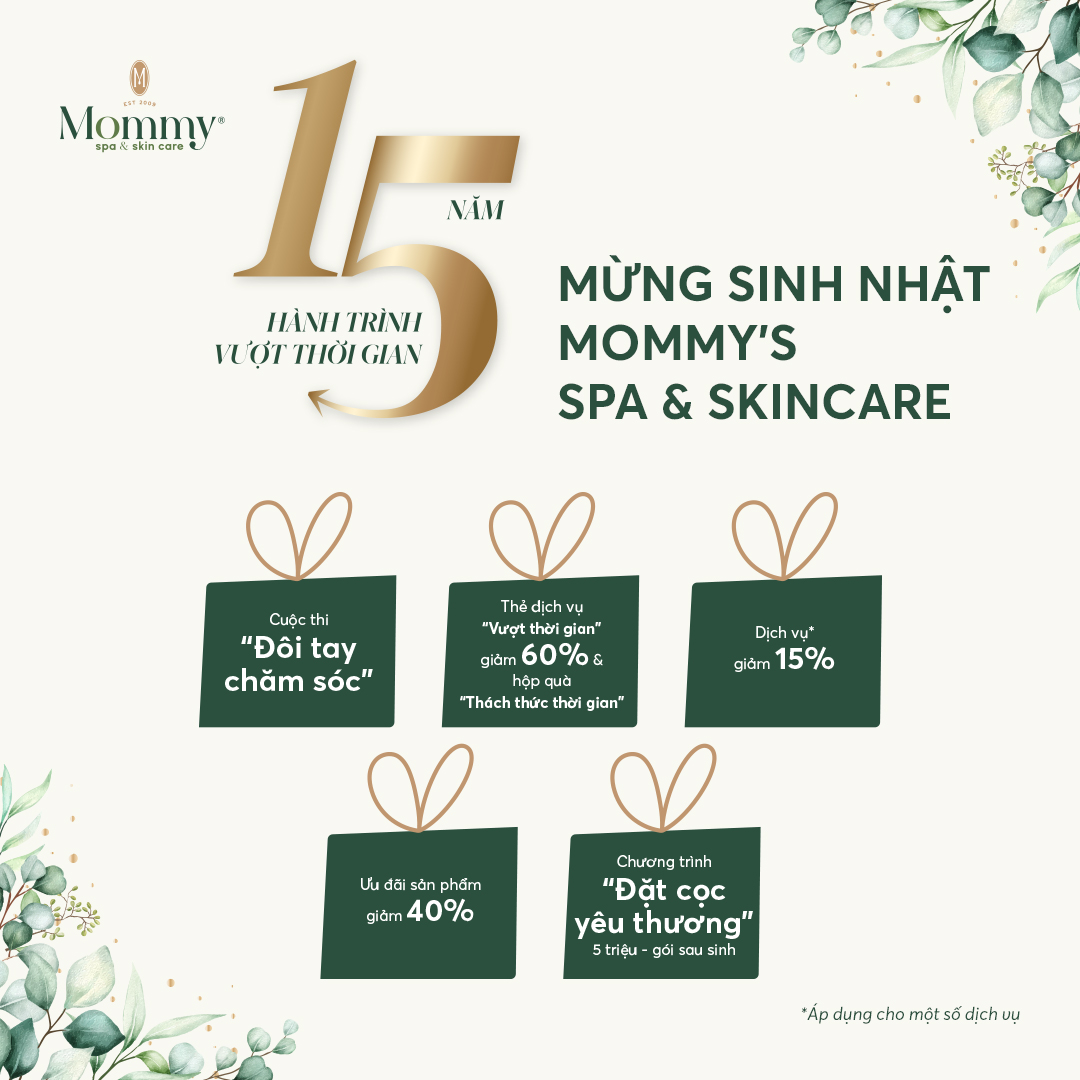 Mừng sinh nhật Mommy Spa - Hành trình vượt thời gian 15 năm