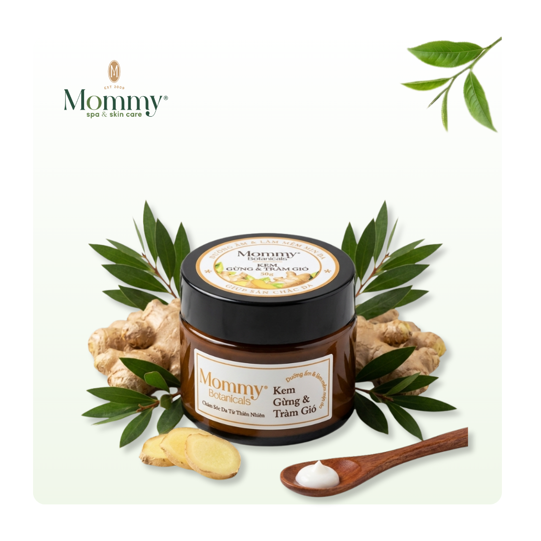 Kem Gừng & Tràm Gió - Mommy Botanicals - 50g