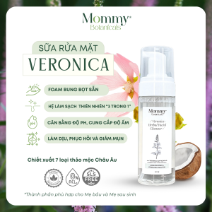 Sữa Rửa Mặt Veronica Herbal Facial Cleanser - Mommy Botanicals -150g